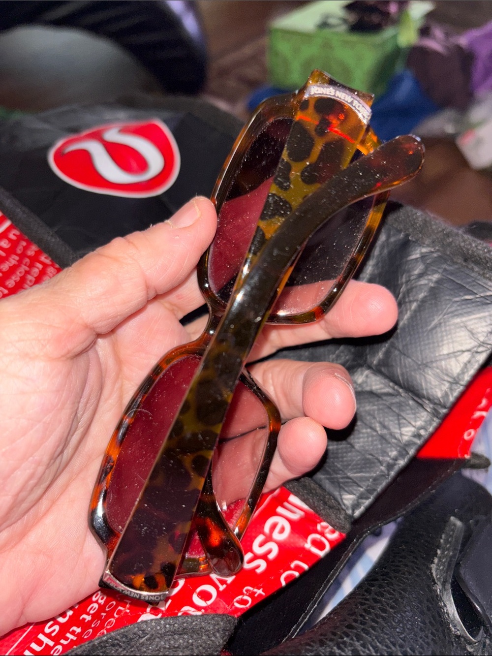 Jones New York Tortoiseshell Sunglasses with Brown Lenses